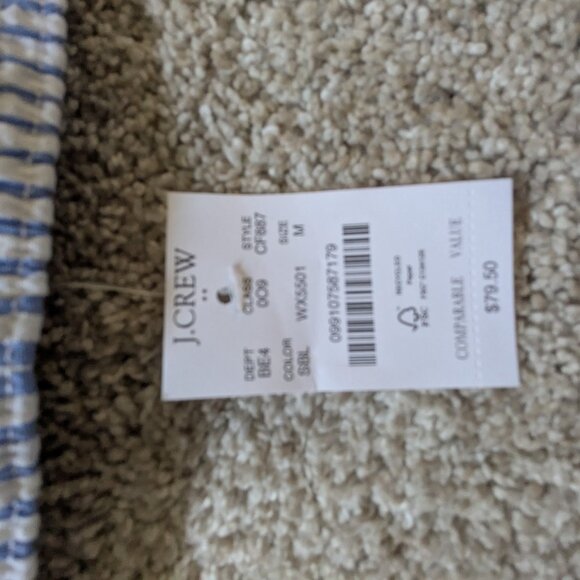 J. Crew Blue and White swim trunk - Picture 5 of 5